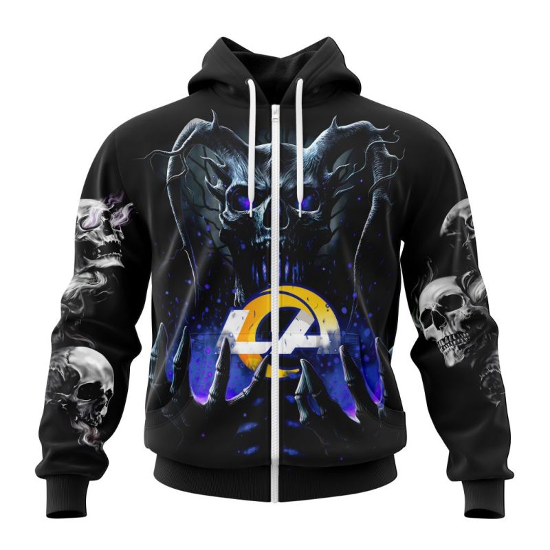 Los Angeles Rams Zip Hoodie Front