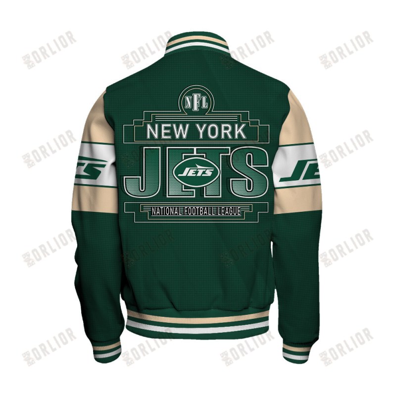New York Jets Varsity Jacket Details