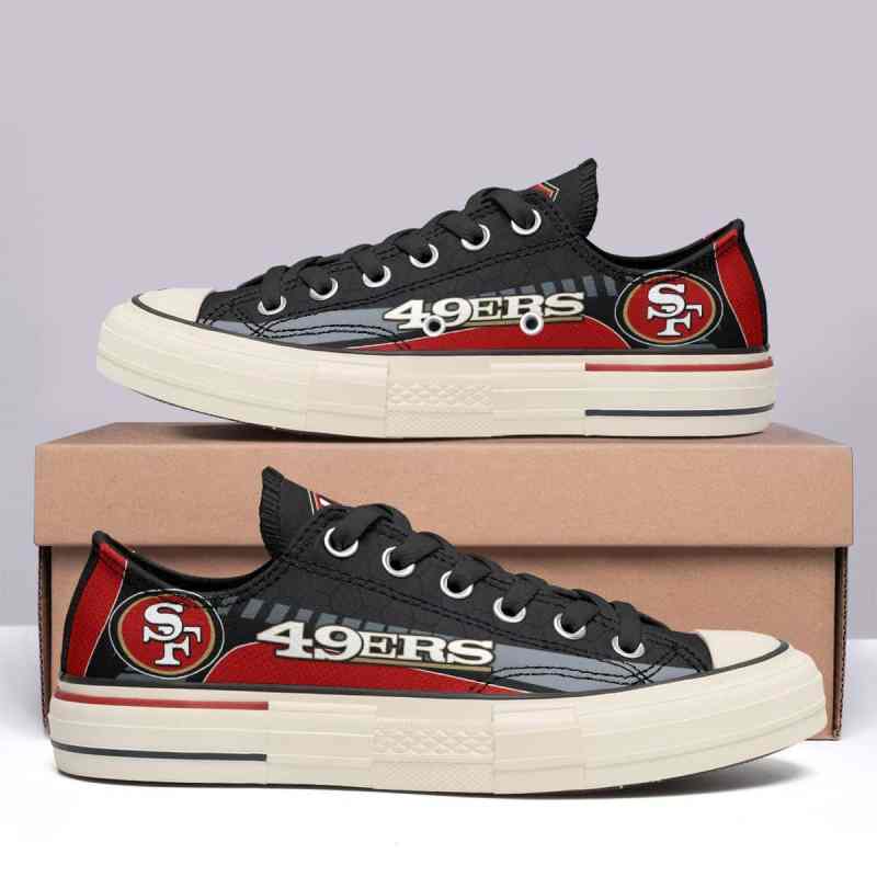 San Francisco 49ers New Low Top Canvas Shoes