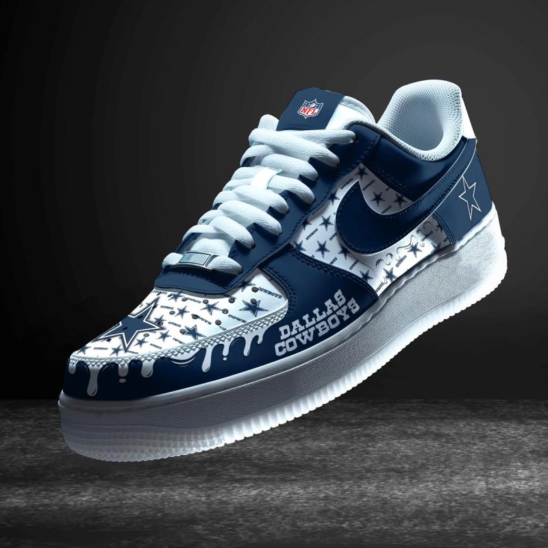 Dallas Cowboys Personalized AF1-1 Sneakers