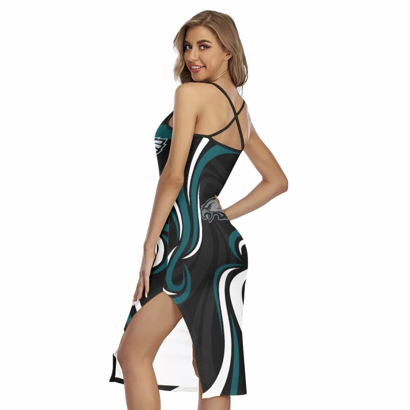 Philadelphia Eagles Women's Cami Dress Back View