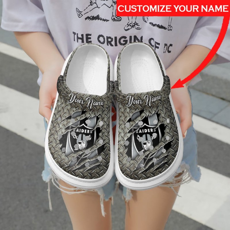 Las Vegas Raiders Personalized Limited Clog