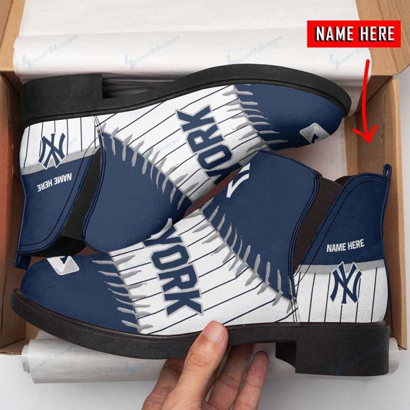 New York Yankees Personalized Comfort & Fashion Short Boots - Image 2