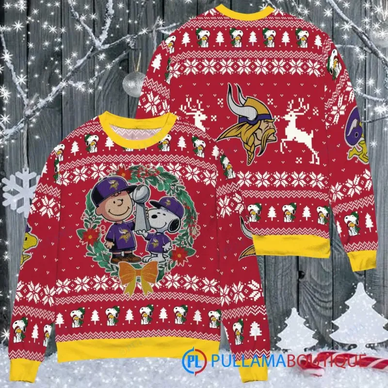 Minnesota Vikings Ugly Christmas Sweater 1