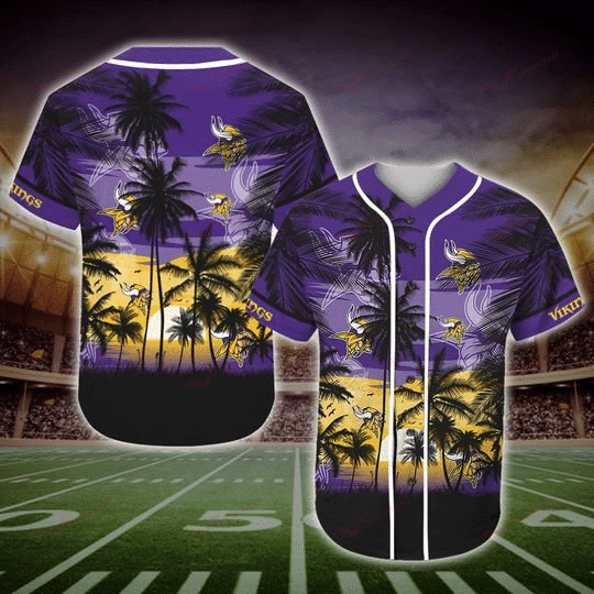 Minnesota Vikings Baseball Jersey
