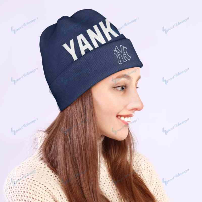 New York Yankees Wool Beanie 8 Image 4