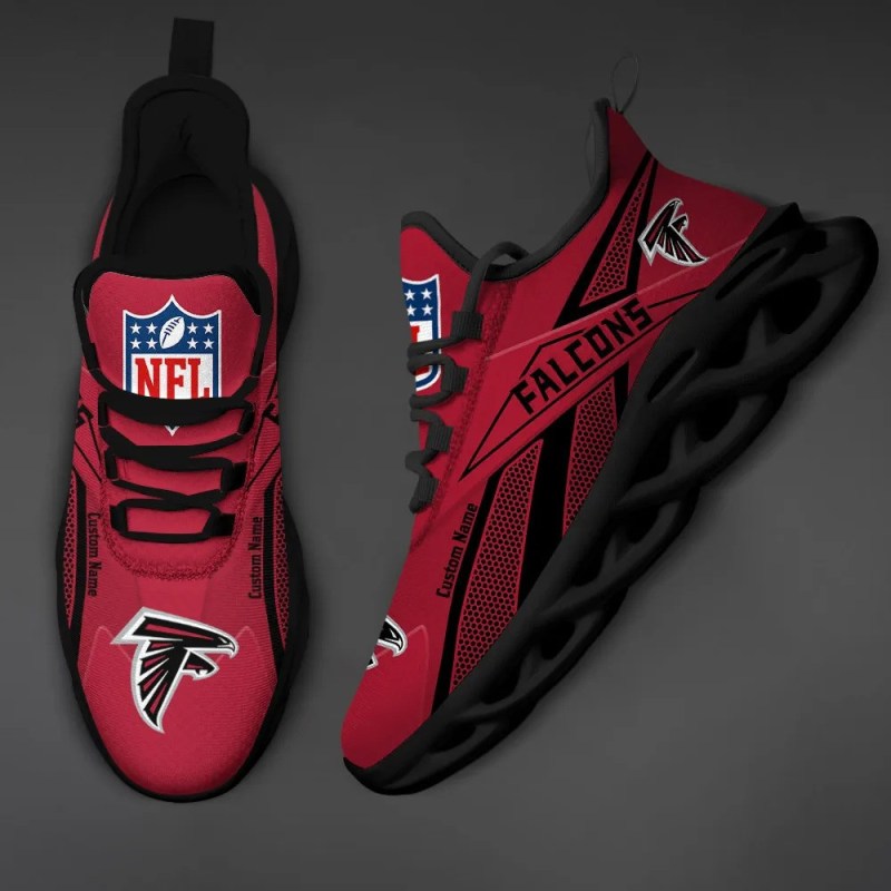 Atlanta Falcons Personalized Yezy Running Sneakers