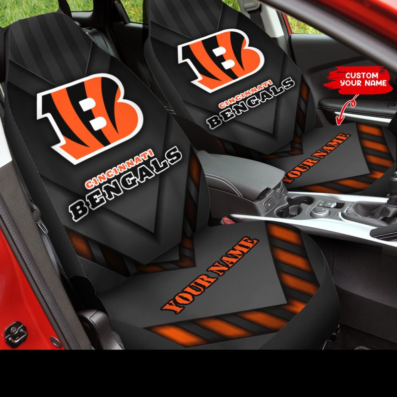 Cincinnati Bengals Personalized Car Seat Covers