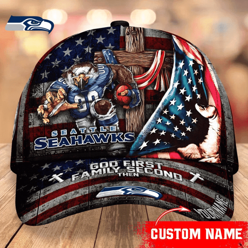 Seattle Seahawks Personalized Classic Cap