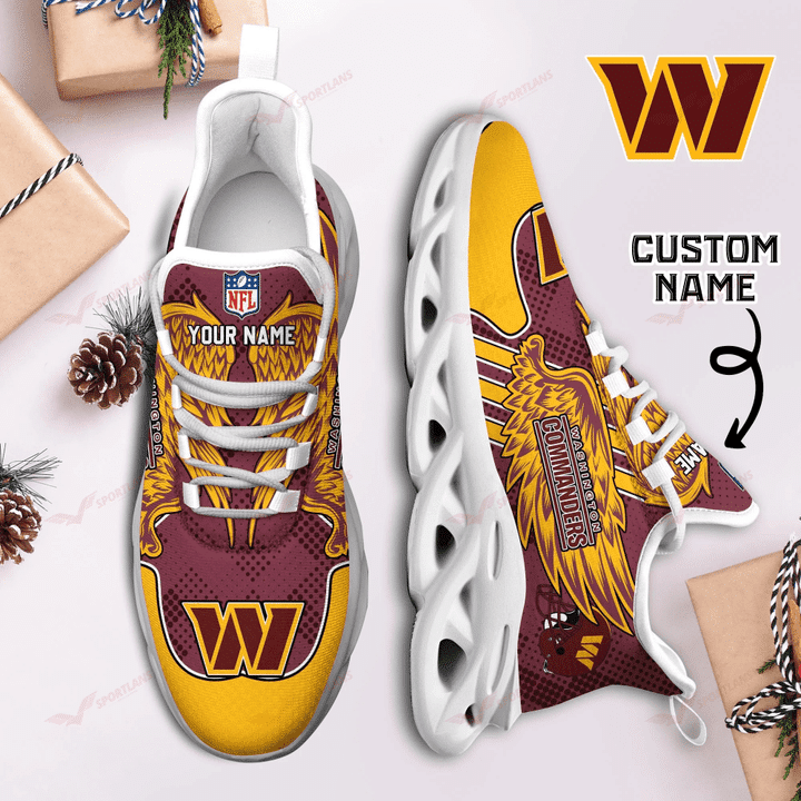 Washington Commanders Personalized Yezy Running Sneakers