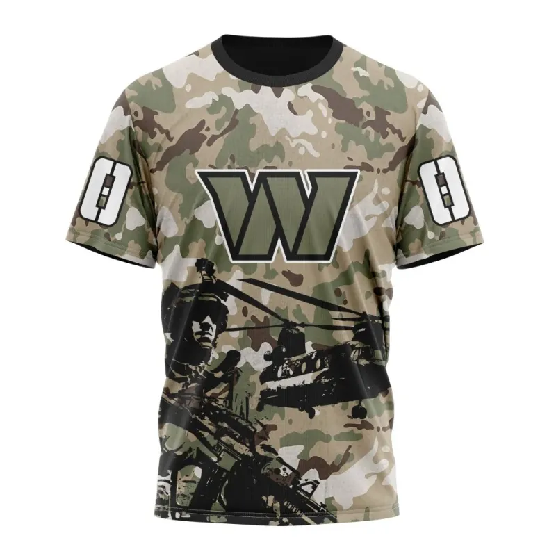Washington Commanders tee front view