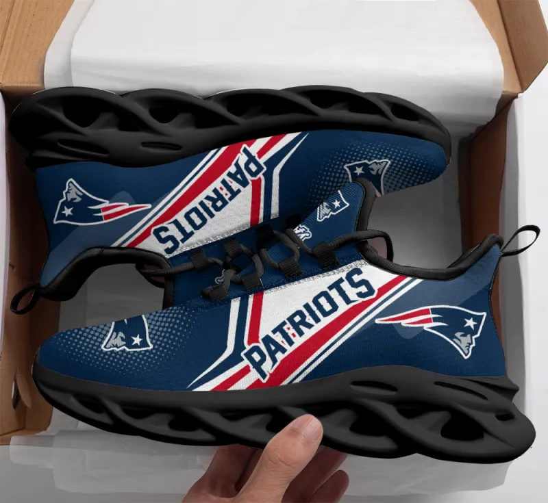 New England Patriots Sneakers Back View