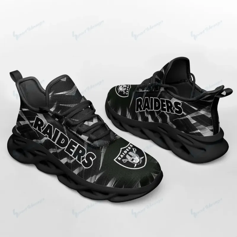 Las Vegas Raiders Yezy Running Sneakers Features
