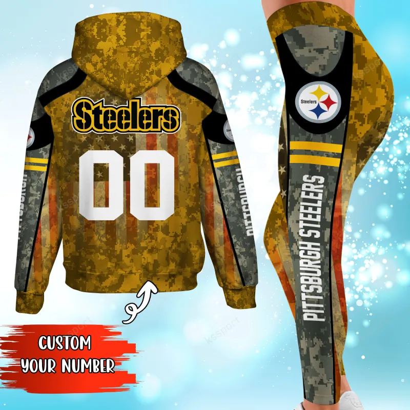 Pittsburgh Steelers Personalized Leggings