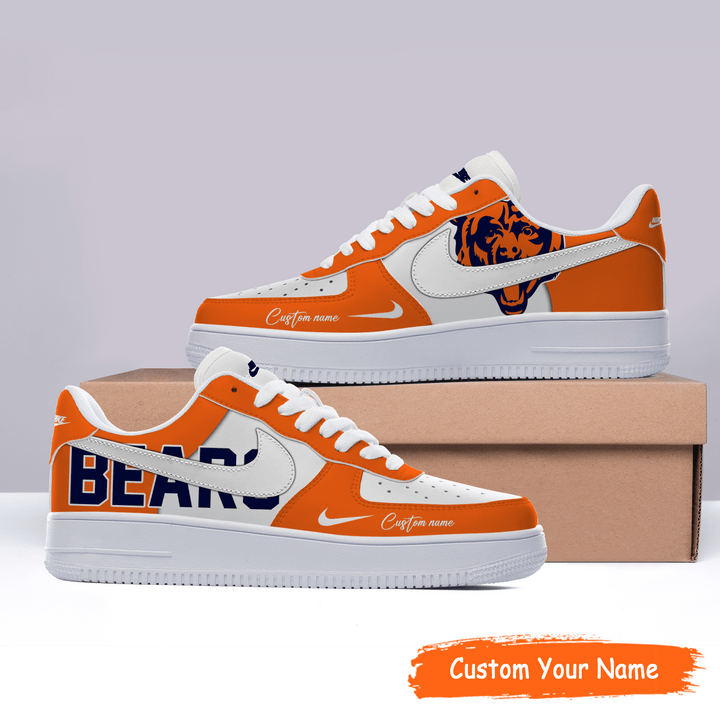 Chicago Bears Custom Name Shoes - Image 1