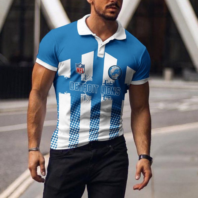Detroit Lions Polo T-shirt