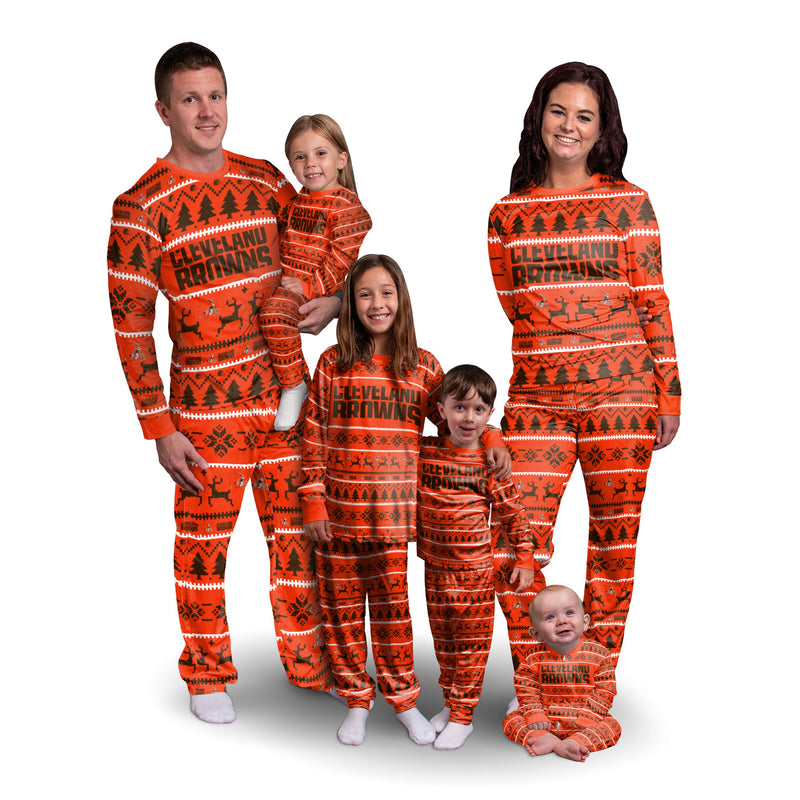 Cleveland Browns Family Holiday Pajamas 1