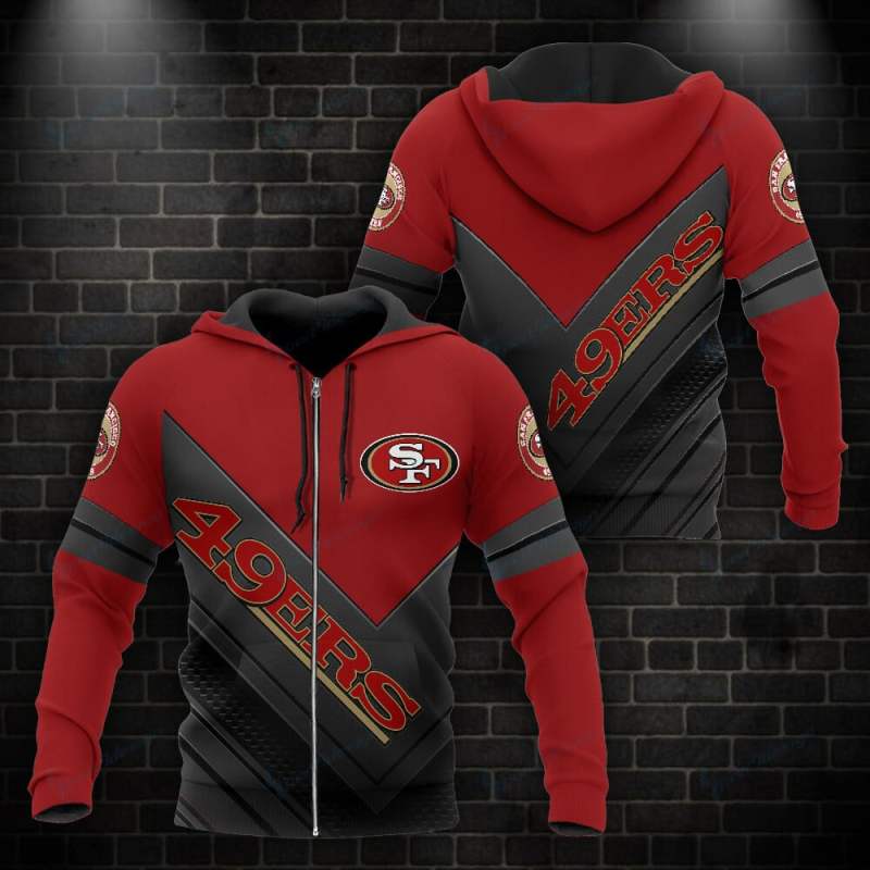 San Francisco 49ers Hoodie Back View