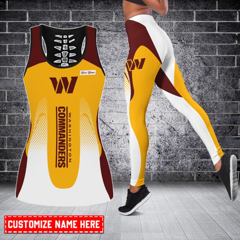 Washington Commanders Combo Tank Top and Leggings