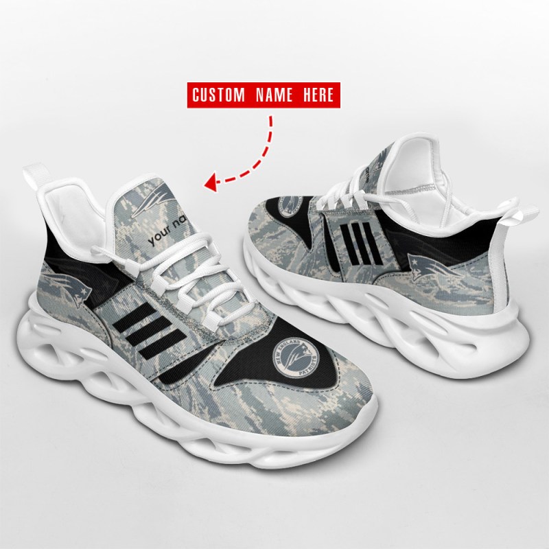 New England Patriots Personalized Yezy Running Sneakers
