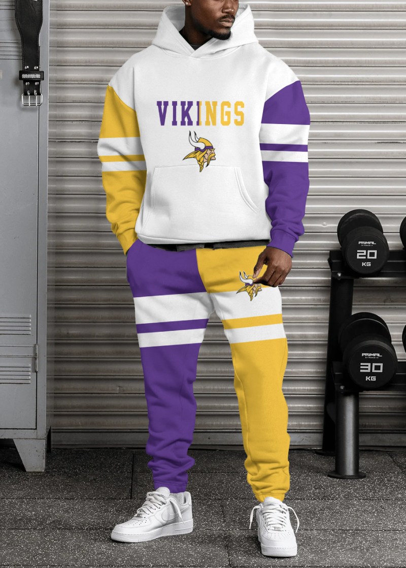 Minnesota Vikings Hoodie and Sweatpants