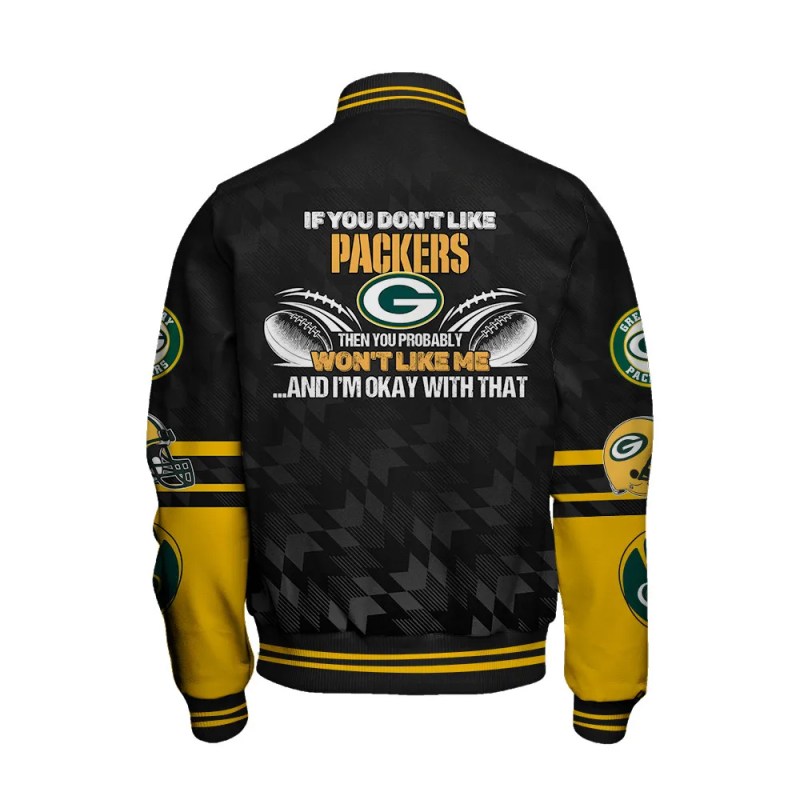 Green Bay Packers Varsity Jacket 3