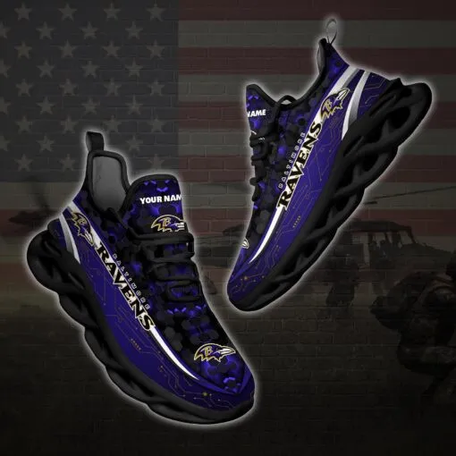 Baltimore Ravens Sneakers - Perfect for Game Day