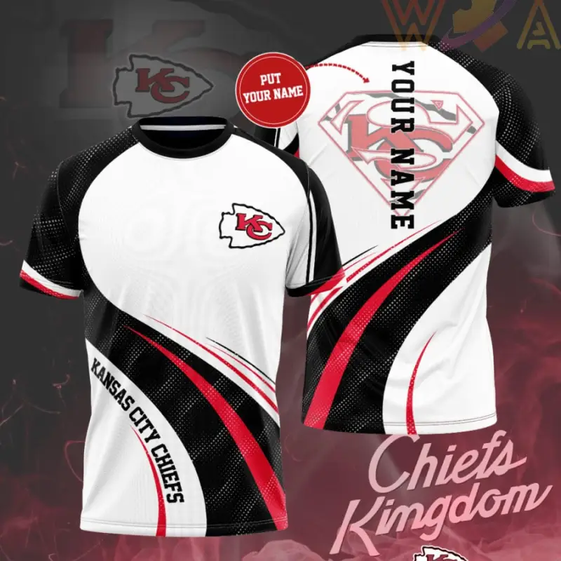Kansas City Chiefs Personalized 3D T-shirt