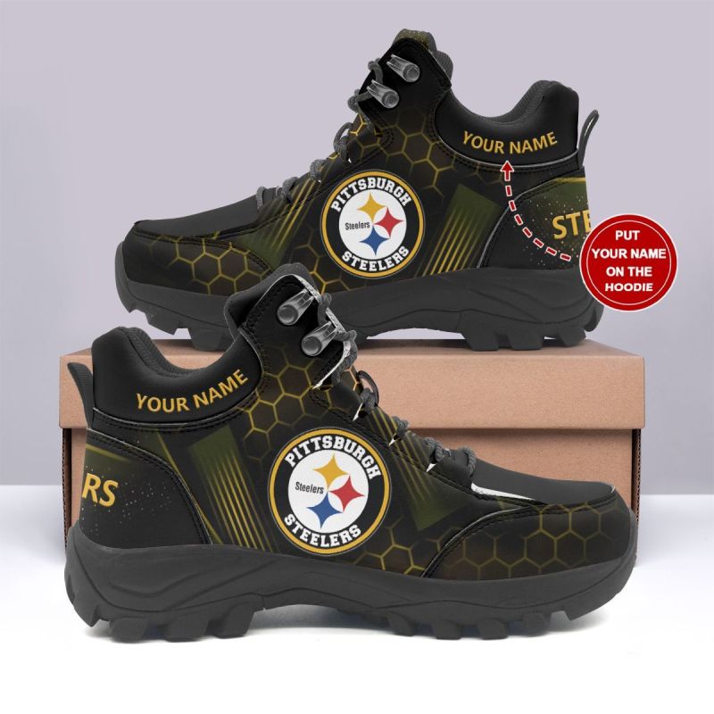 Pittsburgh Steelers Personalized Hiking Shoes