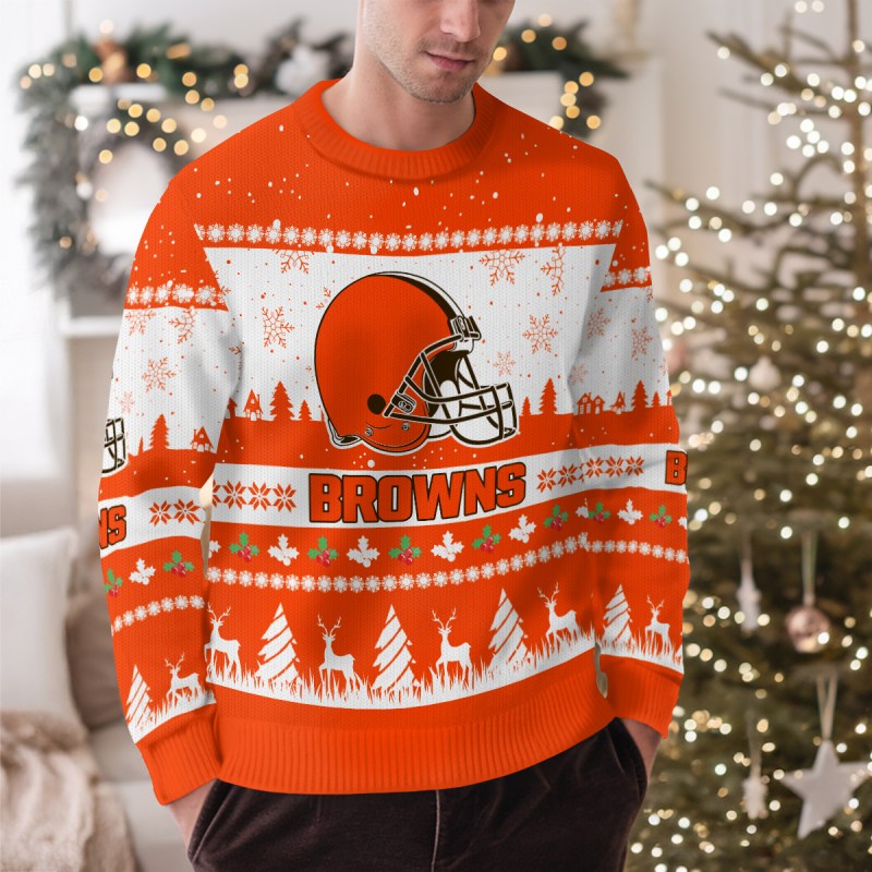 Cleveland Browns Ugly Christmas Sweater - Image 5