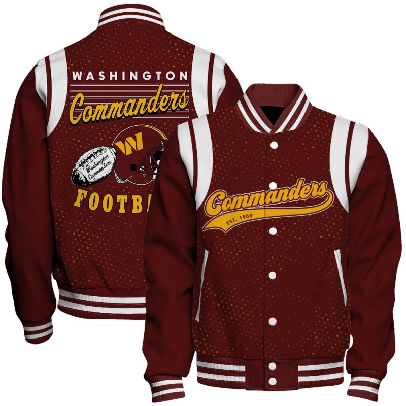 Washington Commanders Varsity Jacket