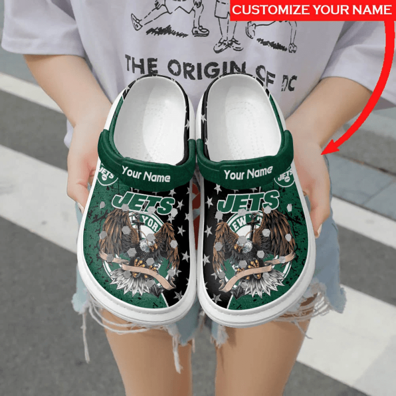New York Jets Personalized Limited Clog