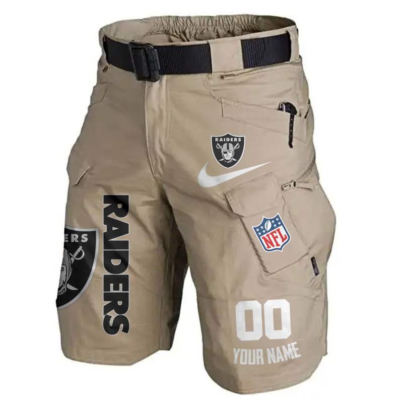 Game Day Las Vegas Raiders Shorts with Front Pockets