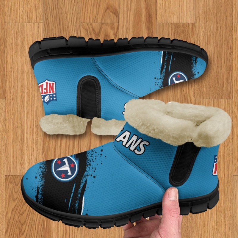 Tennessee Titans Comfy Winter Snow Boots Image 1