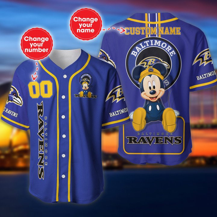 Baltimore Ravens Baseball Jersey