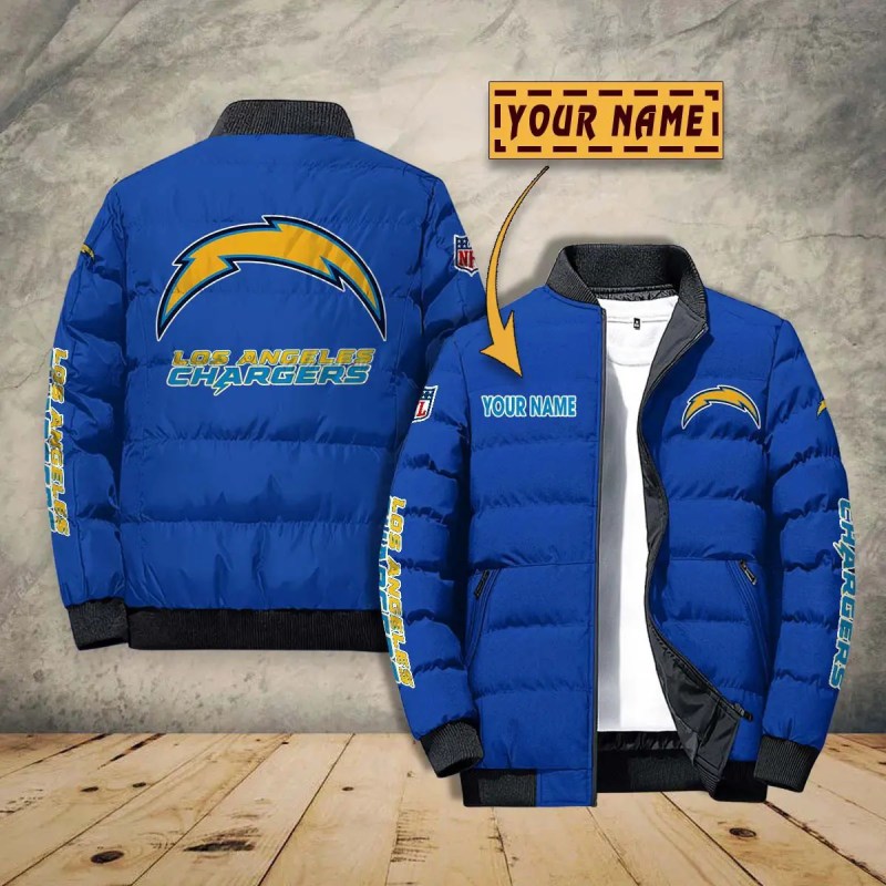 Los Angeles Chargers Puffer Jacket 5