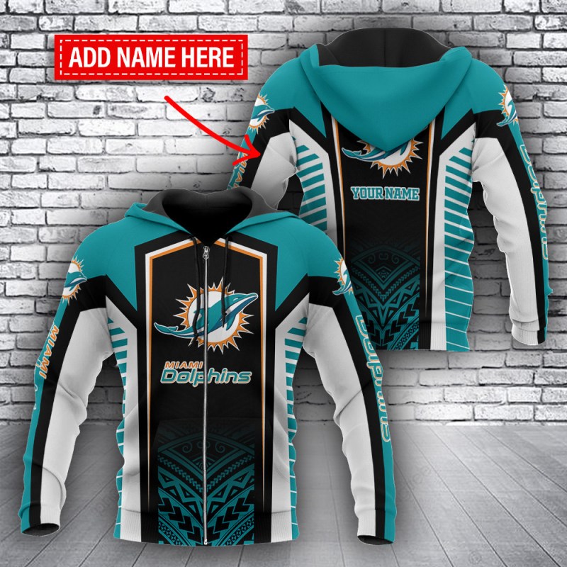 Personalized Miami Dolphins Hoodie