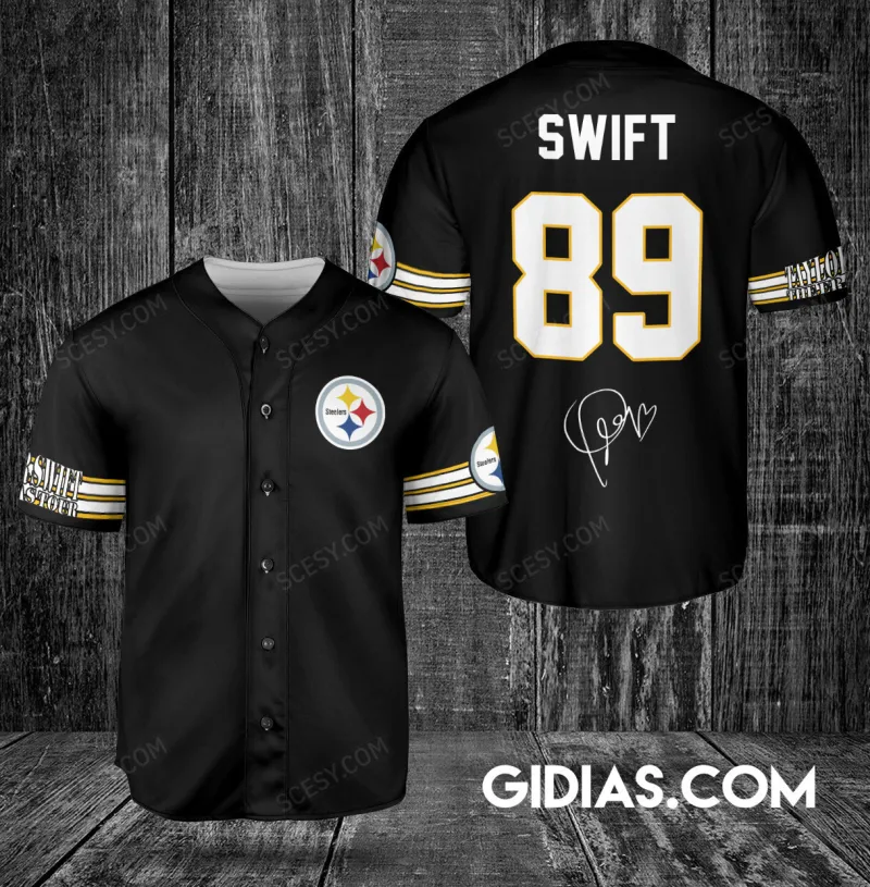 Pittsburgh Steelers Taylor Swift Baseball Jersey