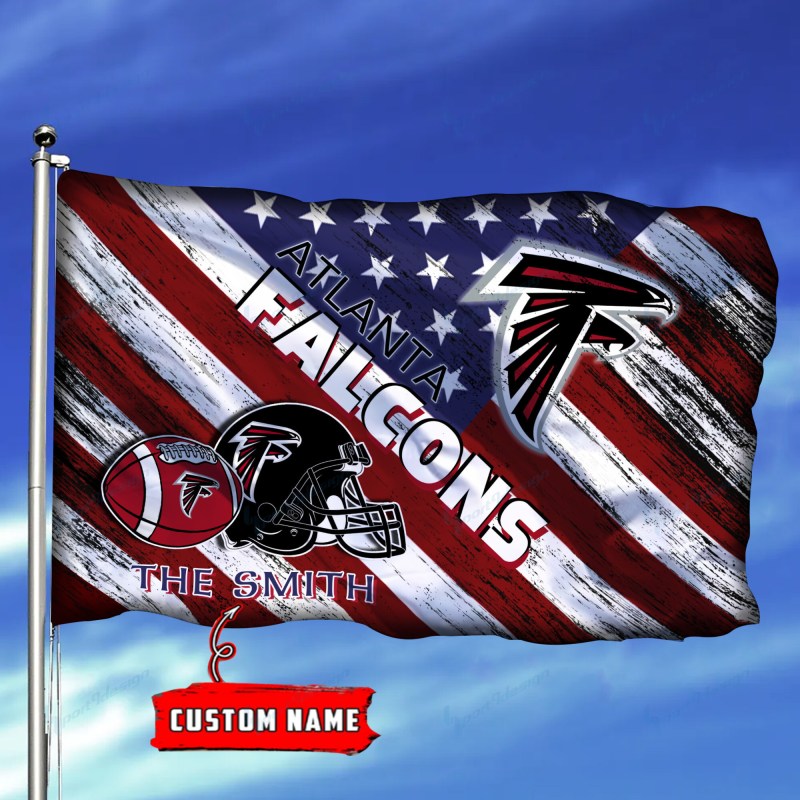 Atlanta Falcons Personalized Flag
