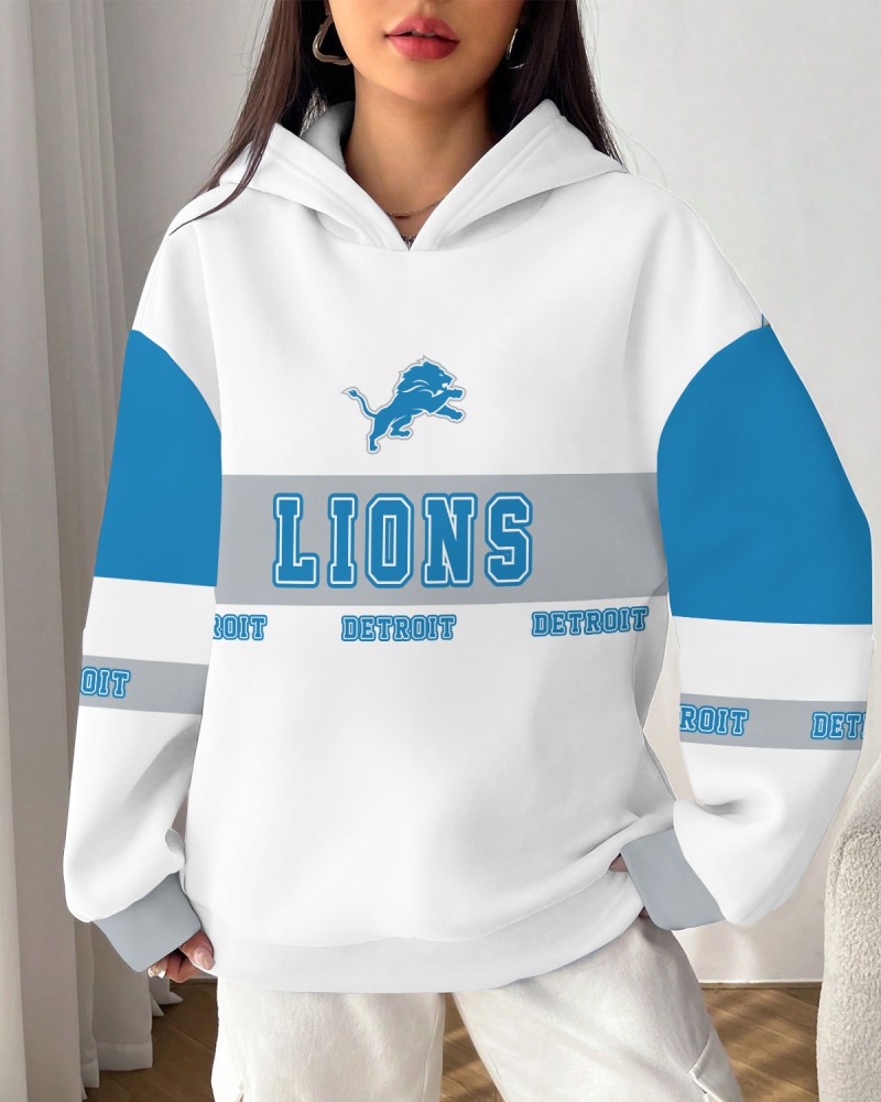 Detroit Lions Hoodie Back View