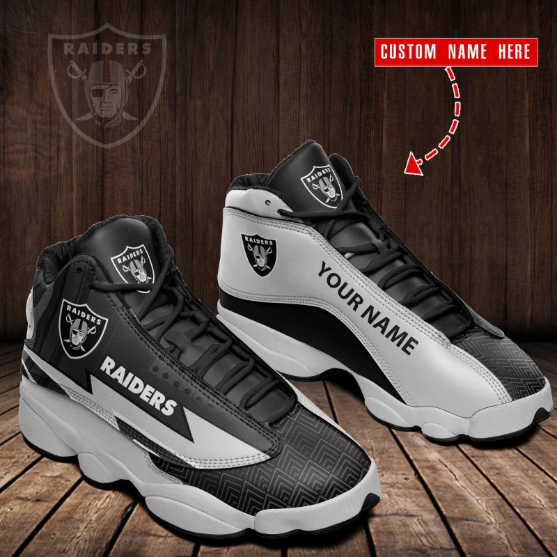 Las Vegas Raiders Personalized AJD13 Sneakers