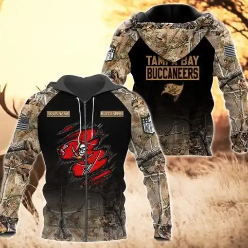 Tampa Bay Buccaneers Personalized Sweater Front