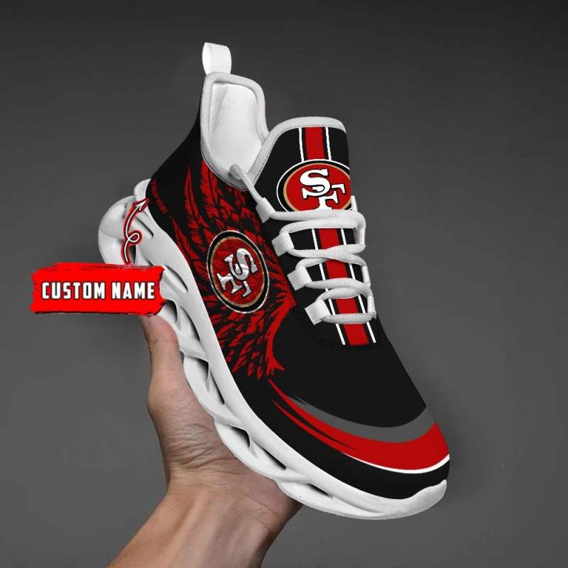 San Francisco 49ers Personalized Yeezy Running Sneakers