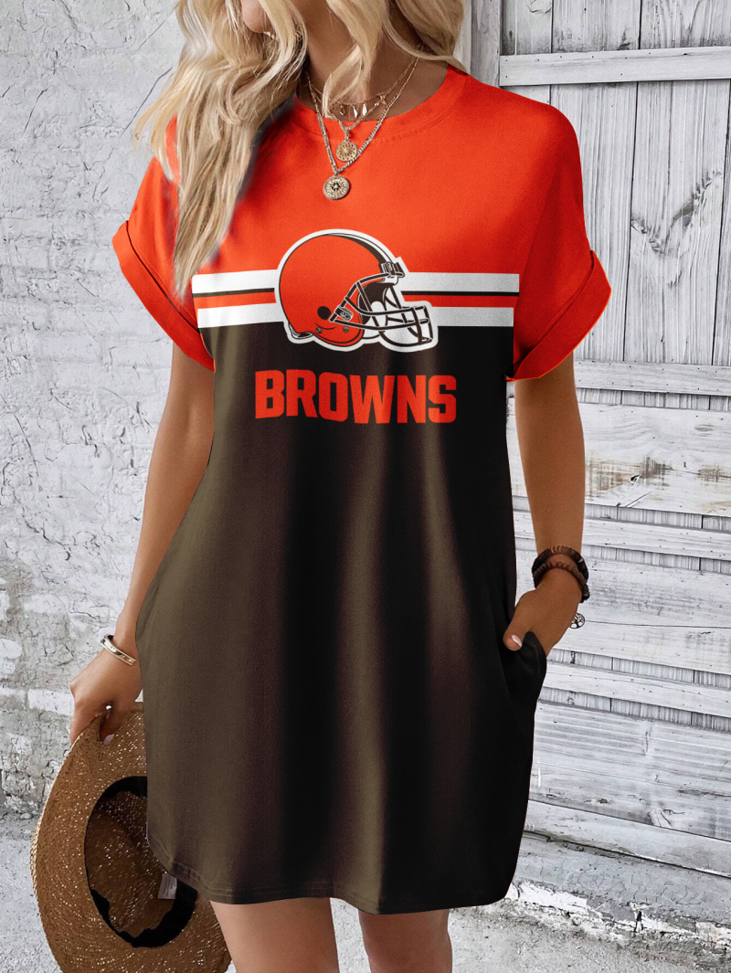 Cleveland Browns Batwing Casual Dress