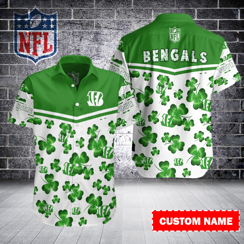 Cincinnati Bengals Button Shirt Sizing Chart
