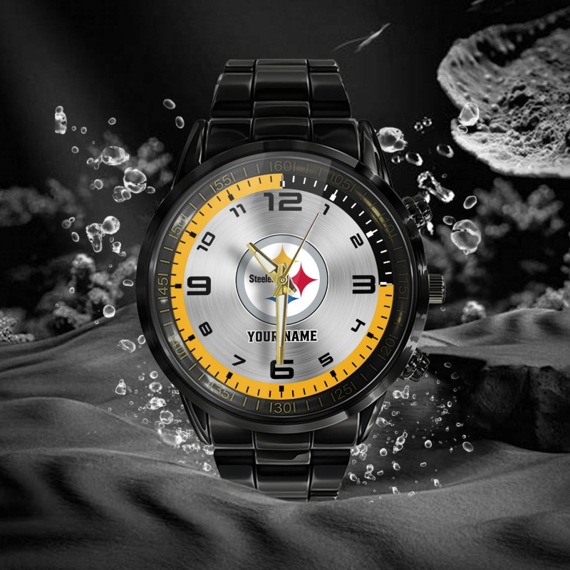 Luxury Pittsburgh Steelers Black Watch - Limited Edition Team Apparel