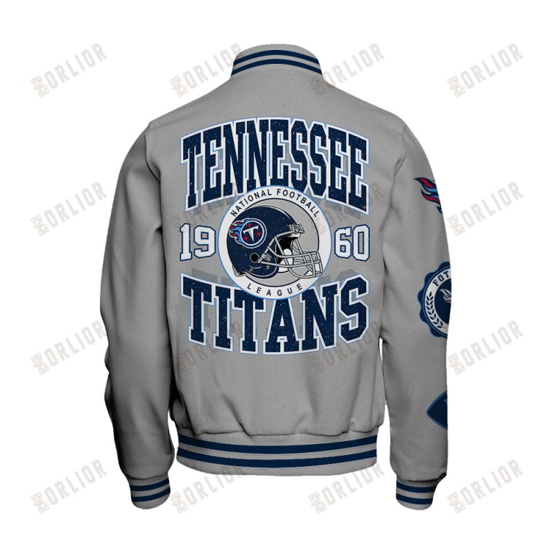 Tennessee Titans Varsity Jacket Detail