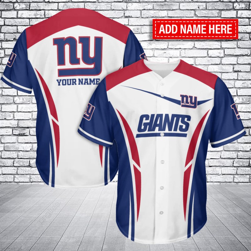 Personalized New York Giants Baseball Jersey