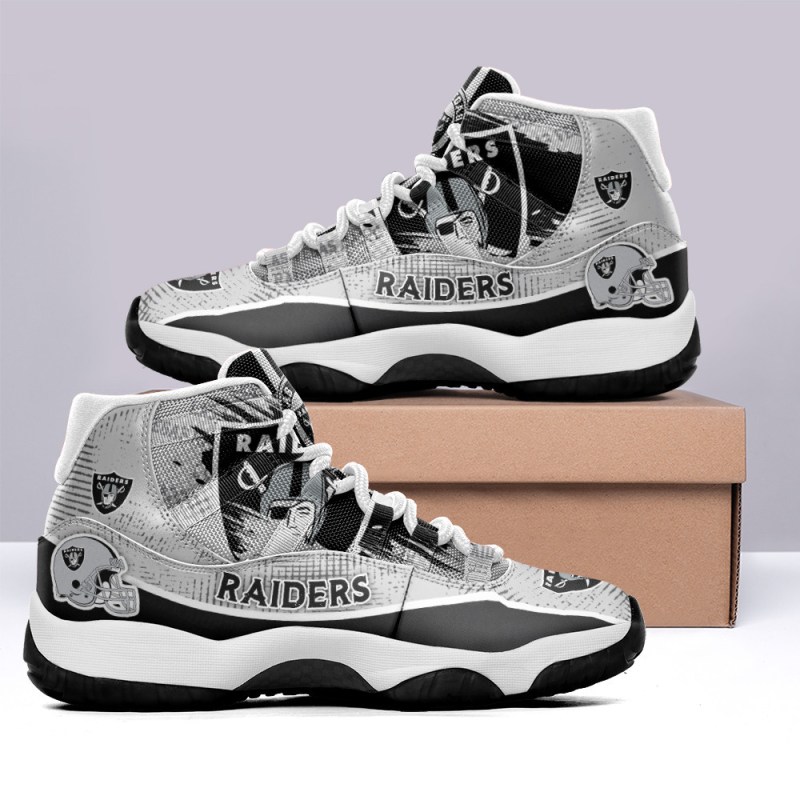 Las Vegas Raiders AJD11 Sneakers Top View