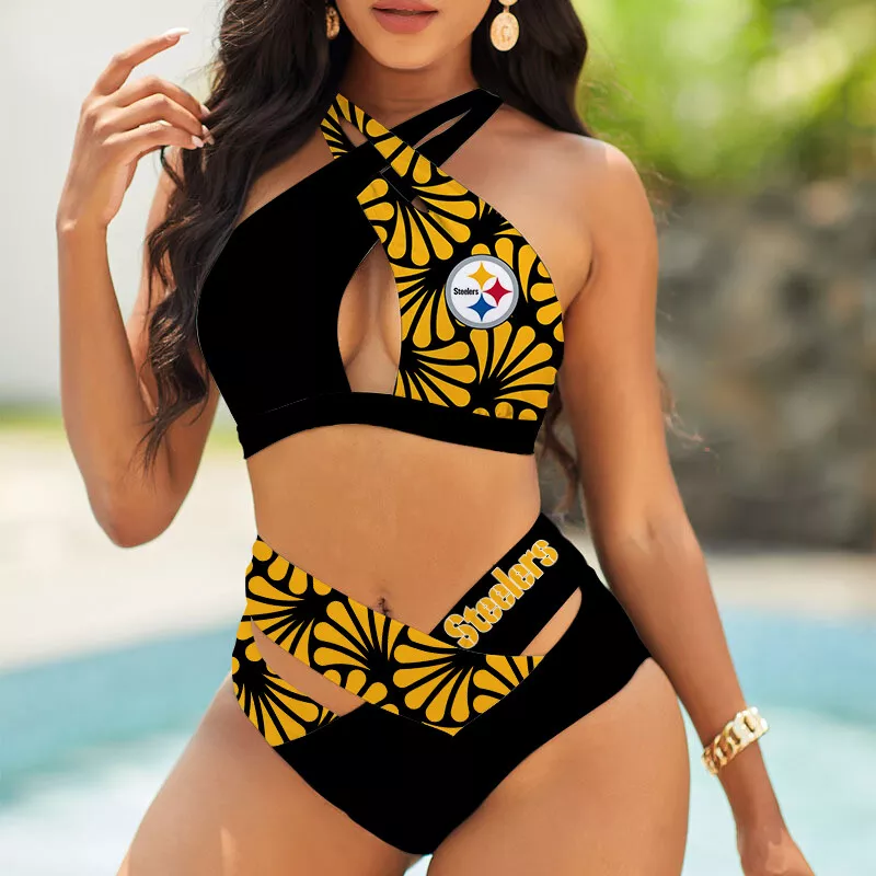 Pittsburgh Steelers Women’s 2PCS Bikini Swimsuit